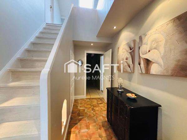 Superbe maison sur les côteaux avec piscine et jolie vue sur les vignes