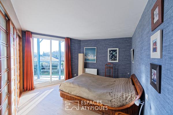 Villa d’architecte en forme de voile de bateau