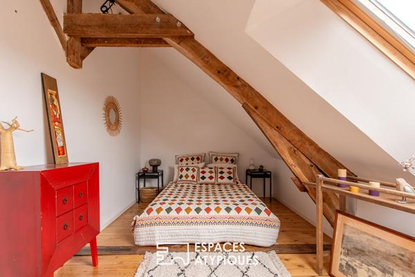 Maison familiale à l’esprit loft avec piscine au coeur de la Possonnière