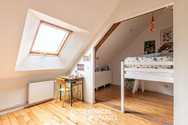 Maison familiale à l’esprit loft avec piscine au coeur de la Possonnière