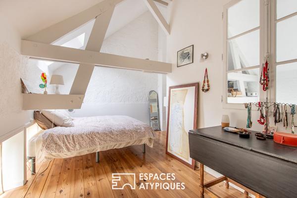 Maison familiale à l’esprit loft avec piscine au coeur de la Possonnière