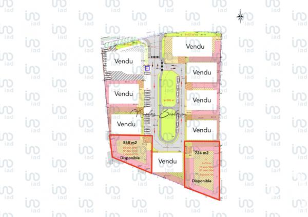 Terrain à vendre 568 m² Aubignan