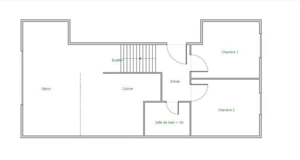 Appartement 3 pièces de 47 m² à Fronton (31620)