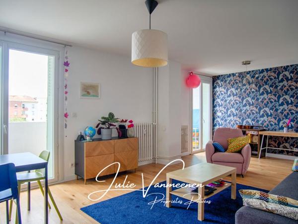 TOULOUSE 31300 / SAINT-CYPRIEN - Appartement T4 de 66,89 m2 - balcon - cave - parking - box privatif