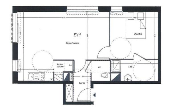 Appartement 2 pièces - 44800 Saint-Herblain -  MARCEL PAUL