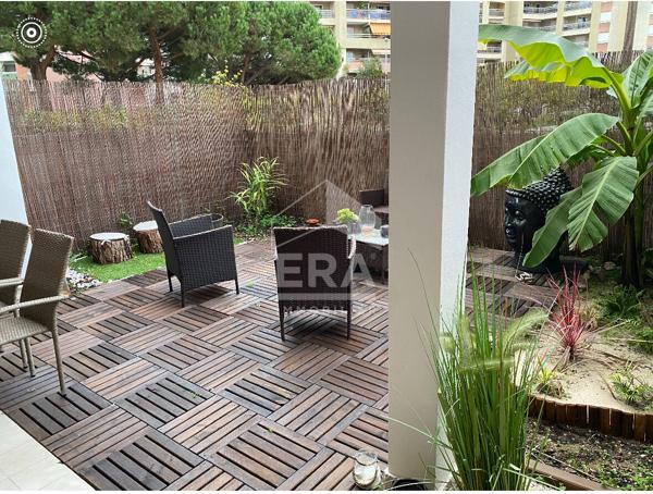 Grand F1 avec coin nuit en rez de jardin