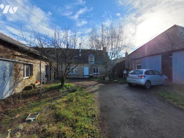 BRIELLES - Bourg - Maison avec dépendances et terrain