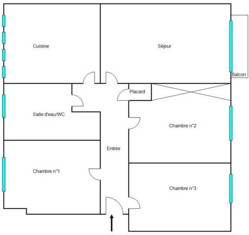Appartement familial - Idéalement situé