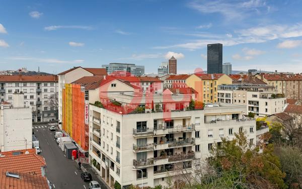 Appartement à vendre    2 pièces • 42,09 m2 Lyon 3