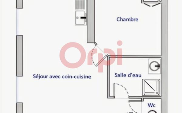 Appartement à vendre    2 pièces • 42,09 m2 Lyon 3