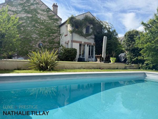 Orléans Dunois, Maison à vendre  avec jardin, piscine et stationnements