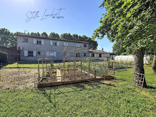 Appartement T3 rénové avec grand jardin de 400 m²