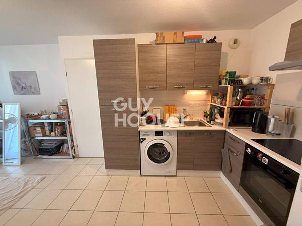 EXCLUSIVITE - à vendre à PERPIGNAN (66000) quartier gare - Appartement F2 de 37,73 m² - vendu Loué - avec terrasse et parking