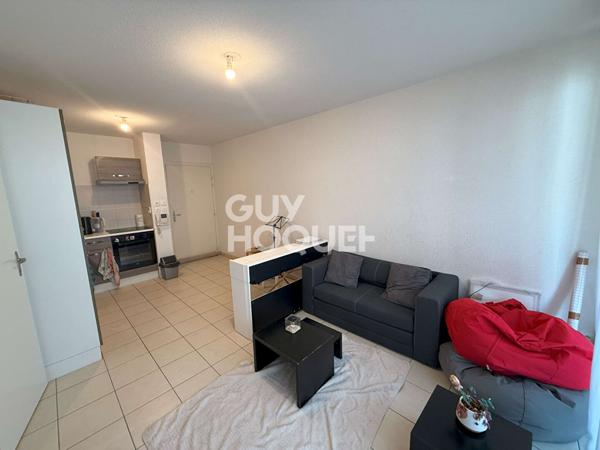 EXCLUSIVITE - à vendre à PERPIGNAN (66000) quartier gare - Appartement F2 de 37,73 m² - vendu Loué - avec terrasse et parking
