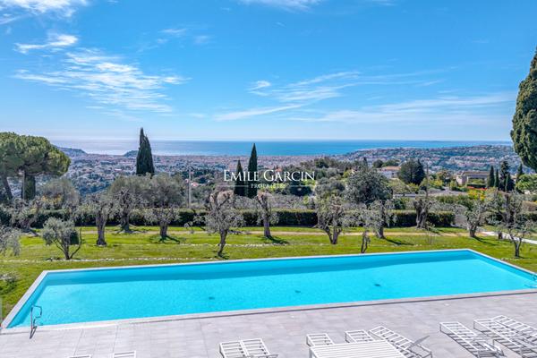 A vendre - Côte d'Azur - NICE Gairaut - Belle villa contemporaine vue mer