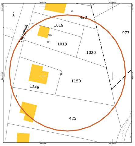 🌿 TERRAIN CONSTRUCTIBLE 1 427 m² – DIVISIBLE – ACCÈS DIRECT – 112,00 €/m2 – SAINT-JOSEPH