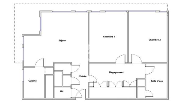 À vendre : Appartement 3 pièces à Franconville - Grand standing