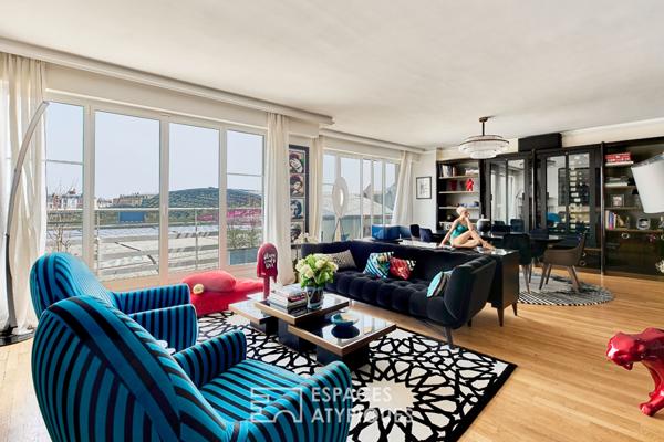 Avant dernier étage de prestige avec balcons et vue dominante – Quartier Molitor