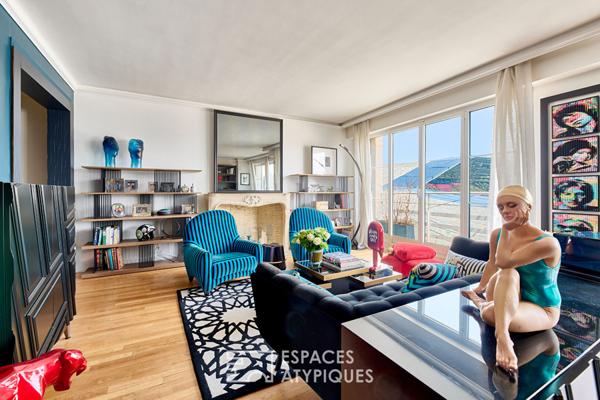 Avant dernier étage de prestige avec balcons et vue dominante – Quartier Molitor