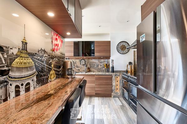 Avant dernier étage de prestige avec balcons et vue dominante – Quartier Molitor