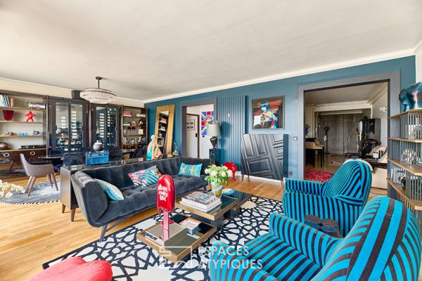 Avant dernier étage de prestige avec balcons et vue dominante – Quartier Molitor