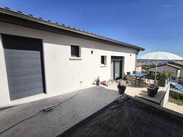 Belle vue dominante sur la ville