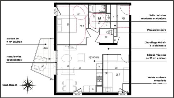 Appartement à vendre 3 pièces 59 m² Clermont-Ferrand