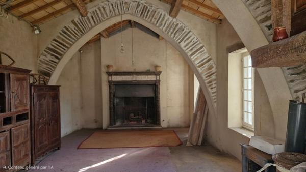 Maison avec dépendances sur terrain de 3,2 ha