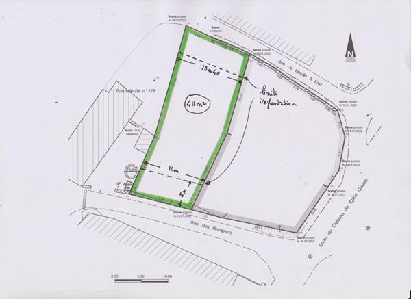 Terrain la chapelle Basse Mer (44450), 411 m2