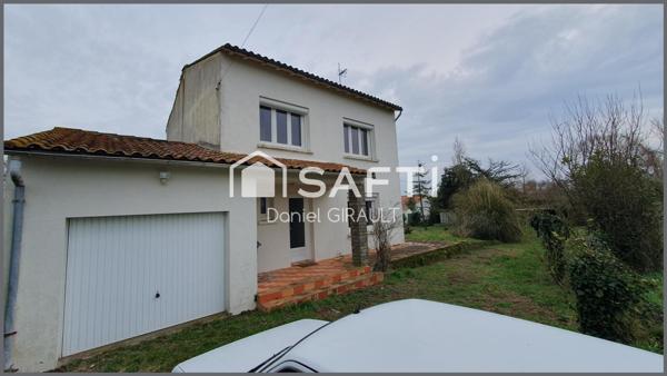 Maison Le Gua 5 pièce(s) 96 m2, 4 chambres, avec garage, dépendances et jardin clos 765 m²