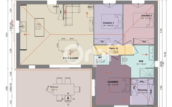 Maison à vendre    3 pièces •  Puget-sur-Argens