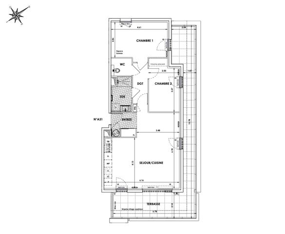 Appartement à vendre 3 pièces 72 m² La Ciotat
