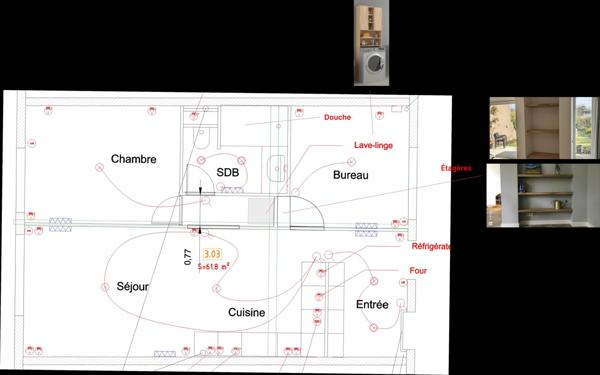 Appartement T3 rdc avec jardin
