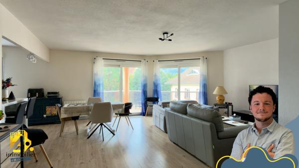 Saint-Dié-des-Vosges - Appartement T3 de 92,8 m² vendu loué, avec terrasse, parking et cave