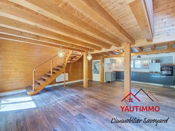 Lucinges (74380) Chalet ossature bois 2 chambres avec terrasses – Lucinges proche Genève