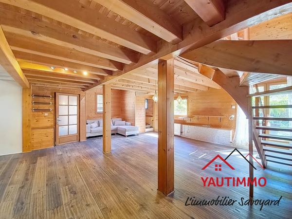 Lucinges (74380) Chalet ossature bois 2 chambres avec terrasses – Lucinges proche Genève