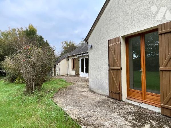 CELLETTES (41120) Maison de plain-pied 90 m² - jardin arboré