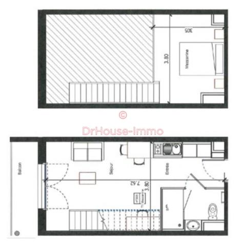 Appartement à vendre 1 pièce de 35 m²