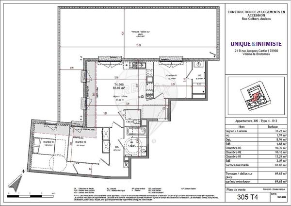 Appartement  en vente - Somme - 80