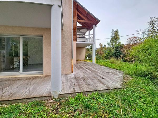 Appartement 4 pièces 77.38 m2 à Bourdeau Terrasse Jardin Garage à 5 minutes du lac du Bourget
