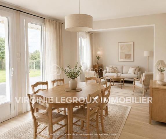 A la recherche d'une maison de plain-pied pour y habiter ou pour la louer ? Elle est idéalement située et offre un beau potentiel à ses futurs acquéreurs. 
Nous commencerons la visite par une entrée qui dessert la cuisine aménagée de 10m2, le séjour de 16m2 et le salon de 10m2. Une pièce de vie lumineuse avec ses 2 baies avec un accès direct à la terrasse et au jardin et ce, sans aucun vis à vis. 
Nous poursuivrons avec l'espace nuit composé d'un wc séparé, d'une salle d'eau de 5m2 environ et de deux chambres de 10 et 12m2. Aujourd'hui celle de 10m2 a été transformé en salon. 
Vous souhaitiez 2 chambres ? Comme c'était la configuration d'origine.... vous pouvez aisément recréer celle-ci en refermant la cloison. 
Vous souhaitez conserver le salon-séjour de 27m2 et avoir une 2ème chambre ? Alors pourquoi pas transformer le garage de 15m2 en seconde chambre ? Vous avez le contenant, à vous d'en créer le contenu souhaité et laisser libre cours à votre imagination.
Le mode de chauffage est électrique avec possibilité si vous le désirez de faire installer un poêle à bois ou un poêle à granulés. 
Si un rafraichissement des tapisseries vous en dit, pas de gros travaux à prévoir sur cette maison bien entretenue. En effet, toutes les menuiseries ont été changées en 2013 avec volet roulant électrique, le chauffe-eau, l'isolation des combles et point important, l'isolation par l'extérieur a été faite en 2021. 
Pour le stockage, un garage de 15m2 et avec la même surface au-dessus pour le grenier. 
Coté jardin, vous pourrez profiter en toute tranquillité d'une parcelle de 440m2 entièrement close.
Alors, cette annonce semble correspondre à vos critères de recherche ? 
Ne tardez pas, appelez-moi pour d'éventuels renseignements complémentaires et peut-être fixer une visite !
Et n'oubliez pas, Saint-Pierre-La-Cour est une commune dynamique de 2300 habitants avec une école privée, une école publique, un collège privé, un pôle enfance jeunesse, mais aussi, médecins, dentiste, kiné, centre de soins infirmiers, ostéopathes, orthophoniste, psychologue, sage-femme,  pharmacie, infirmières libérales ainsi que de nombreuses infrastructures sportives, des commerces (supérette, boulangerie, boucherie, coiffeurs, bar, etc), avec son accès rapide à l'axe Rennes-Laval et à l'autoroute ainsi que sa gare ferroviaire avec ses arrêts quotidiens.