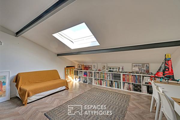 Loft familial dans un ancien chai réhabilité avec piscine
