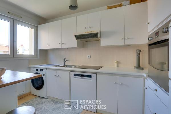 Entre ville et océan, appartement lumineux avec terrasse à Saint-Charles