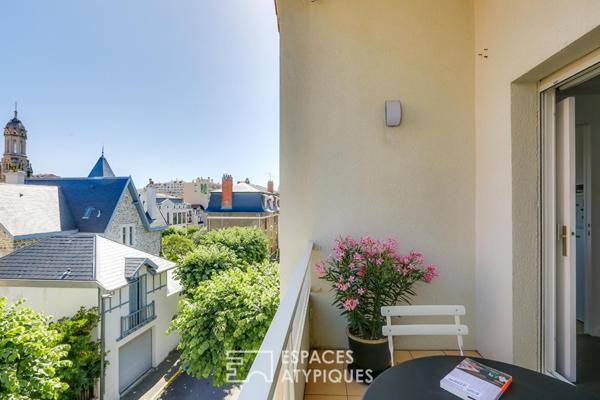 Entre ville et océan, appartement lumineux avec terrasse à Saint-Charles