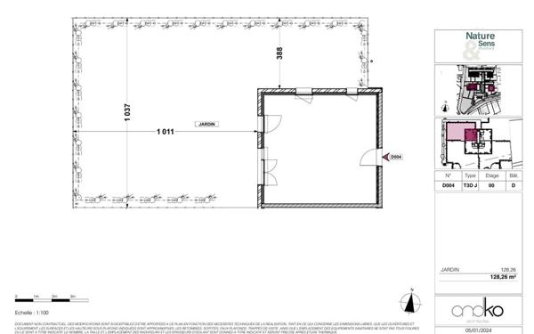 Appartement à vendre    2 pièces • 69,24 m2 Gap