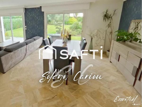 Maison familiale sur jardin paysagé & terrasses