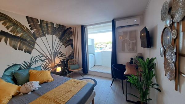 Studio raffiné avec vue imprenable sur le port de Saint-François