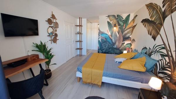 Studio raffiné avec vue imprenable sur le port de Saint-François