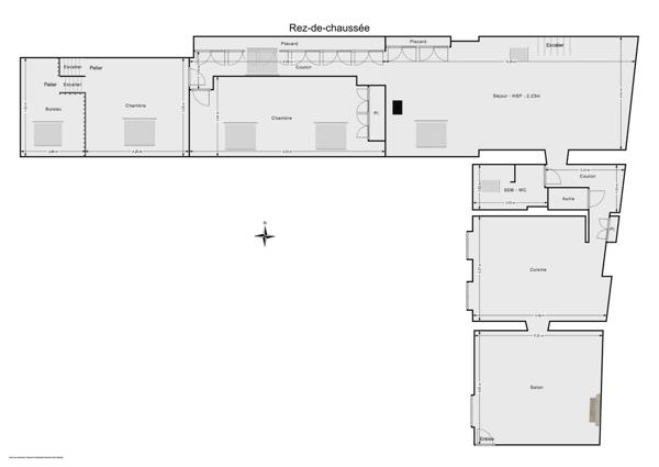 A une heure de Paris, Vendôme appartement de 200 m² avec  terrasse privative de 140 m²
