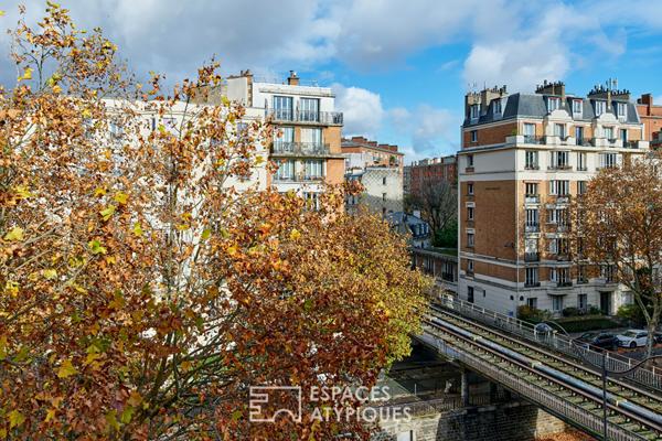 Dernier étage de charme refait par architecte
